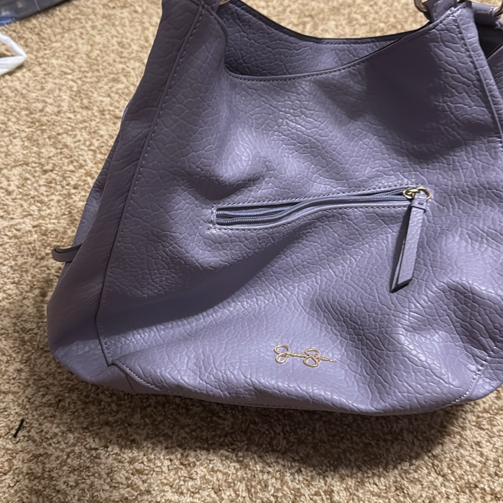 Jessica Simpson Lavender Chain-Embellished purse - Picture 4 of 7
